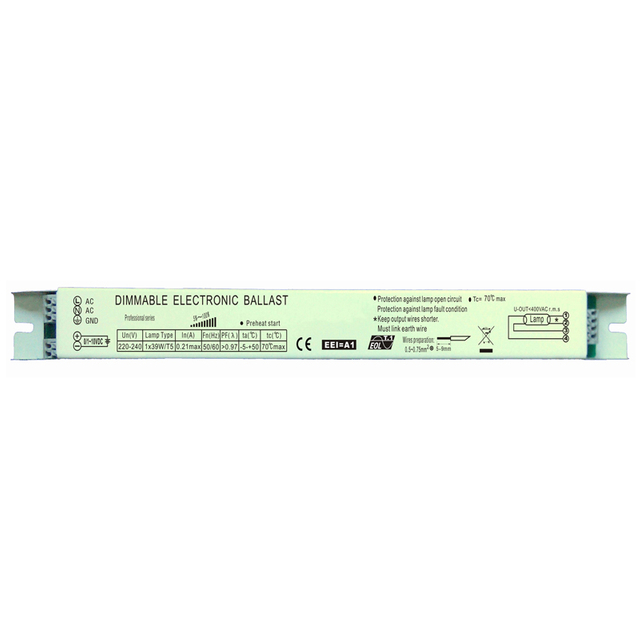 01-10V الصابورة الإلكترونية قابلة لل dimmable 220-240V 1x39W