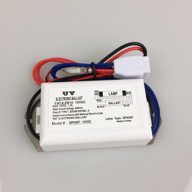 DC12VDC24V120V220V الصابورة الإلكترونية للأشعة فوق البنفسجية لمصباح مبيد الجراثيم UVC