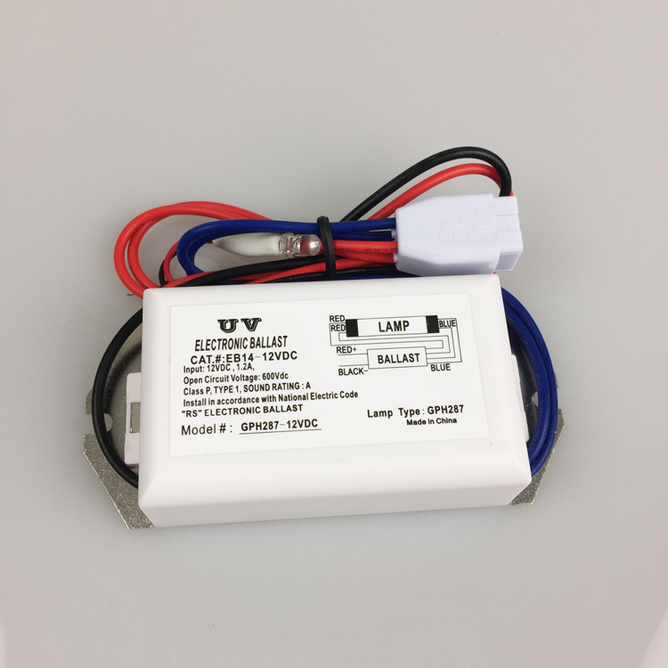 DC12VDC24V120V220V الصابورة الإلكترونية للأشعة فوق البنفسجية لمصباح مبيد الجراثيم UVC