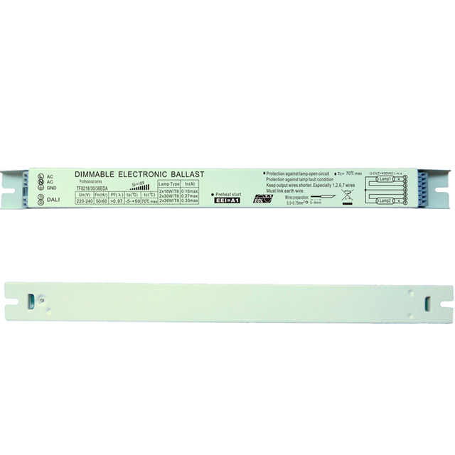 Dali Dimmable Electronic Ballast 2x18W30W36W 220-240V لمصباح الفلورسنت