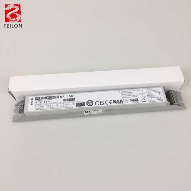 220-240V 2x54-58W مصباح الفلورسنت الصابورة الإلكترونية