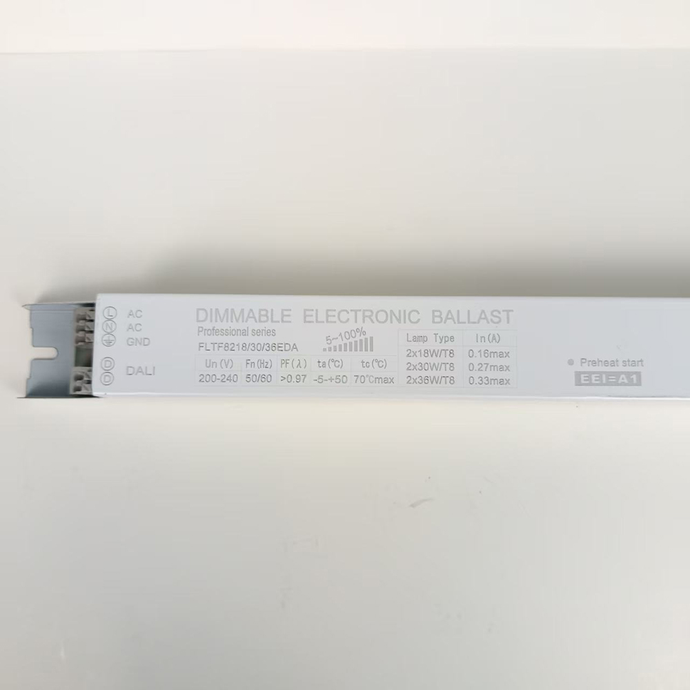 Dali Dimmable Electronic Ballast 2x18W30W36W 220-240V لمصباح الفلورسنت